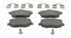 Превью - FDB1581 FERODO Комплект тормозных колодок, дисковый тормоз (фото 2)