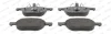 Превью - FDB1594W FERODO Комплект тормозных колодок, дисковый тормоз (фото 2)