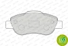 Превью - FDB1652 FERODO Комплект тормозных колодок, дисковый тормоз (фото 2)