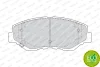 Превью - FDB1658 FERODO Комплект тормозных колодок, дисковый тормоз (фото 2)