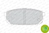 Превью - FDB1736 FERODO Комплект тормозных колодок, дисковый тормоз (фото 2)