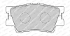 FDB1892-D FERODO Комплект тормозных колодок, дисковый тормоз