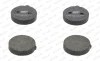 Превью - FDB197 FERODO Комплект тормозных колодок, дисковый тормоз (фото 2)