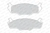 Превью - FDB209 FERODO Комплект тормозных колодок, дисковый тормоз (фото 2)