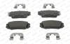 Превью - FDB4246 FERODO Комплект тормозных колодок, дисковый тормоз (фото 2)