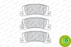 Превью - FDB4274 FERODO Комплект тормозных колодок, дисковый тормоз (фото 2)