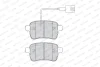 Превью - FDB4308 FERODO Комплект тормозных колодок, дисковый тормоз (фото 2)