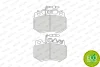 Превью - FDB434 FERODO Комплект тормозных колодок, дисковый тормоз (фото 2)