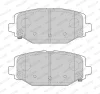 Превью - FDB4778 FERODO Комплект тормозных колодок, дисковый тормоз (фото 2)