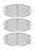 FDB5038 FERODO Комплект тормозных колодок, дисковый тормоз