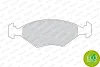 FDB519 FERODO Комплект тормозных колодок, дисковый тормоз
