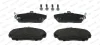Превью - FDB613 FERODO Комплект тормозных колодок, дисковый тормоз (фото 2)