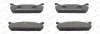 Превью - FDB654 FERODO Комплект тормозных колодок, дисковый тормоз (фото 2)