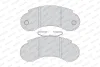 Превью - FDB750 FERODO Комплект тормозных колодок, дисковый тормоз (фото 2)