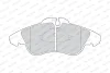 Превью - FVR1038 FERODO Комплект тормозных колодок, дисковый тормоз (фото 2)