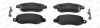 FVR1381W FERODO Комплект тормозных колодок, дисковый тормоз
