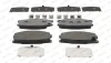 Превью - FVR1701 FERODO Комплект тормозных колодок, дисковый тормоз (фото 3)