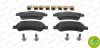 Превью - FVR1927 FERODO Комплект тормозных колодок, дисковый тормоз (фото 3)