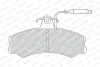 Превью - FVR287 FERODO Комплект тормозных колодок, дисковый тормоз (фото 2)