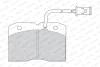 Превью - FVR655 FERODO Комплект тормозных колодок, дисковый тормоз (фото 2)