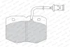 Превью - FVR713 FERODO Комплект тормозных колодок, дисковый тормоз (фото 2)