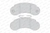 Превью - FVR752 FERODO Комплект тормозных колодок, дисковый тормоз (фото 2)