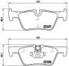 P 06 071 BREMBO Комплект тормозных колодок, дисковый тормоз