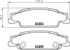 P 09 031 BREMBO Комплект тормозных колодок, дисковый тормоз