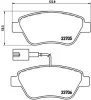 P 23 141X BREMBO Комплект тормозных колодок, дисковый тормоз