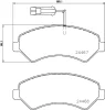 P 23 161 BREMBO Комплект тормозных колодок, дисковый тормоз