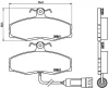 P 24 014 BREMBO Комплект тормозных колодок, дисковый тормоз