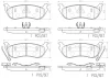 P 24 233 BREMBO Комплект тормозных колодок, дисковый тормоз