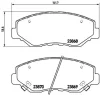 P 28 035X BREMBO Комплект тормозных колодок, дисковый тормоз