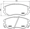 P 30 018X BREMBO Комплект тормозных колодок, дисковый тормоз