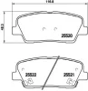 P 30 063 BREMBO Комплект тормозных колодок, дисковый тормоз