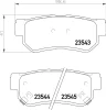 P 30 088 BREMBO Комплект тормозных колодок, дисковый тормоз