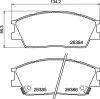 P 30 126 BREMBO Комплект тормозных колодок, дисковый тормоз