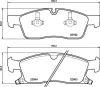 P 37 027 BREMBO Комплект тормозных колодок, дисковый тормоз