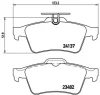 P 59 042X BREMBO Комплект тормозных колодок, дисковый тормоз