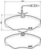 P 68 026 BREMBO Комплект тормозных колодок, дисковый тормоз