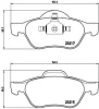 P 68 048X BREMBO Комплект тормозных колодок, дисковый тормоз