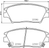 P 77 001 BREMBO Комплект тормозных колодок, дисковый тормоз