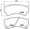 P 79 013 BREMBO Комплект тормозных колодок, дисковый тормоз