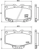 P 83 026 BREMBO Комплект тормозных колодок, дисковый тормоз