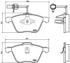 P 85 061 BREMBO Комплект тормозных колодок, дисковый тормоз