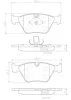 P06043N BREMBO Комплект тормозных колодок, дисковый тормоз