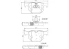 P06056N BREMBO Комплект тормозных колодок, дисковый тормоз