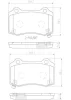 P09022N BREMBO Комплект тормозных колодок, дисковый тормоз