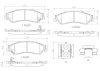 P10002N BREMBO Комплект тормозных колодок, дисковый тормоз