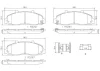 P24102N BREMBO Комплект тормозных колодок, дисковый тормоз